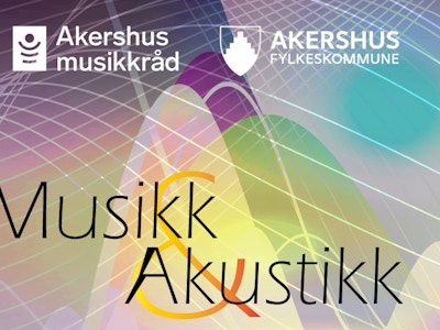 Logo musikk og akustikk med AMR AFK