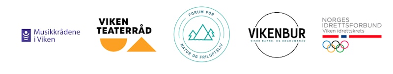 Logo samarbeidspartnere frivillige organisasjoner i viken