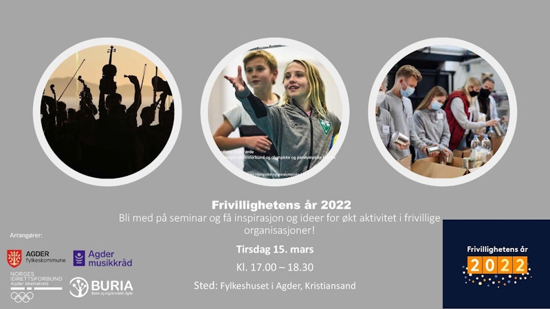 Miniseminar frivillighetsåret