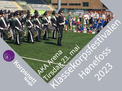 Klassekorpsfestival Honefoss 2023 1