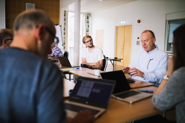Gruppearbeid Torkjell Hovland og Trond Eklund Johansen