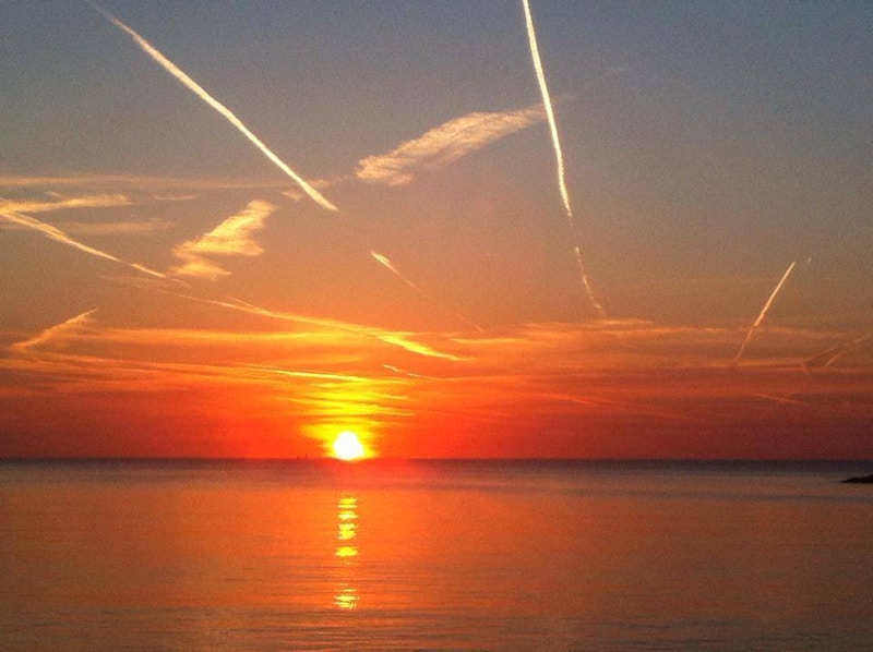 Solnedgang over Svartehavet